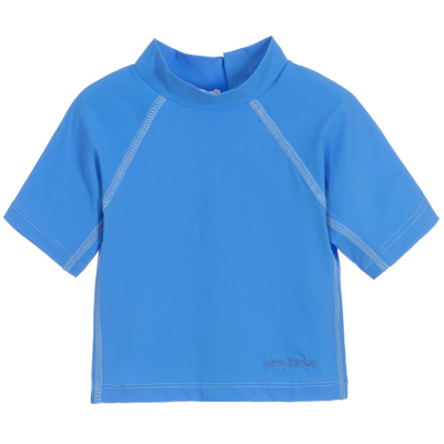 Shop Mitty James Mid-blue Baby Swim T-shirt