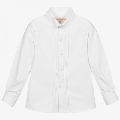 Shop Childrensalon Occasions Boys White Formal Cotton Shirt