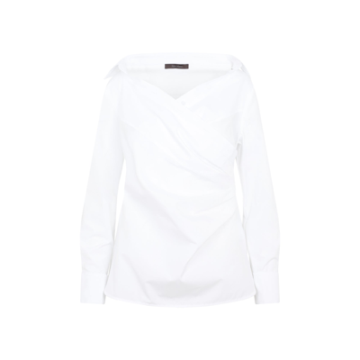 Shop Max Mara Pianoforte  Veranda Shirt In White