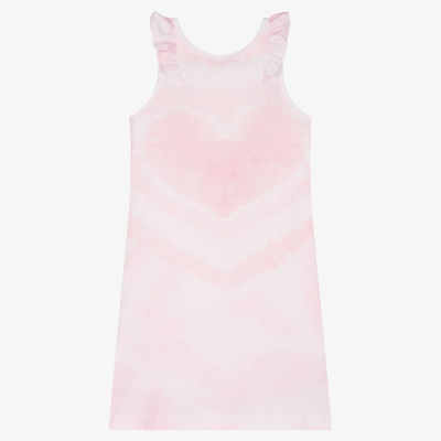 Shop Givenchy Teen Girls Pink Tie-dye Dress