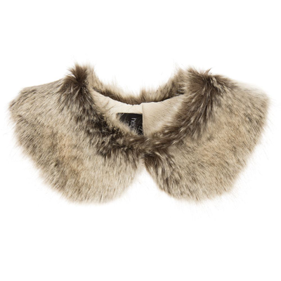 Shop Helen Moore Girls Beige Faux Fur Collar
