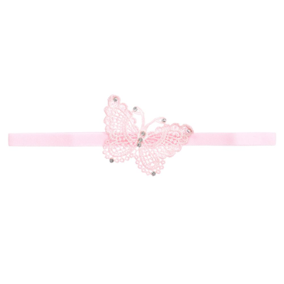 Shop Cute Cute Girls Pink Butterfly Headband (7cm)