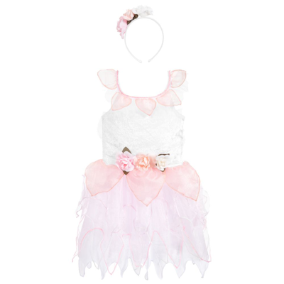 Shop Dress Up By Design Girls Pink Rose Fairy Costume