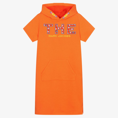 Shop The Marc Jacobs Marc Jacobs Teen Girls Orange Hoodie Dress