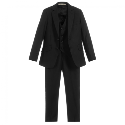 Shop Romano Boys Black Suit