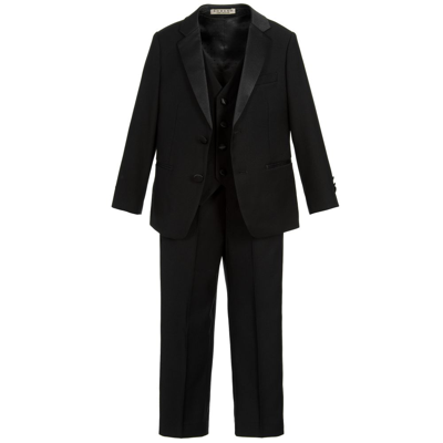 Shop Romano Boys Black Tuxedo Suit
