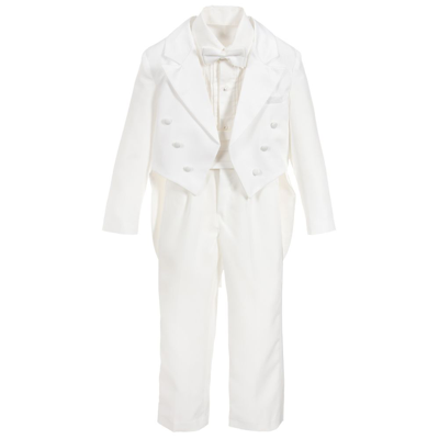 Shop Beau Kid Boys 5 Piece Ivory Tuxedo Suit