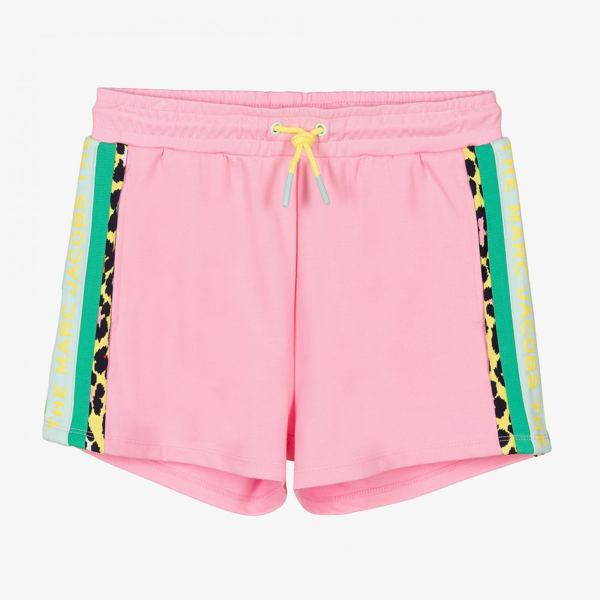 Marc Jacobs Kids logo-print elasticated-waist shorts - Yellow