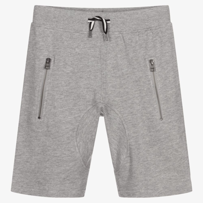 Shop Molo Teen Boys Grey Jersey Shorts