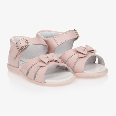 Shop Children's Classics Girls Pink Leather Sandals