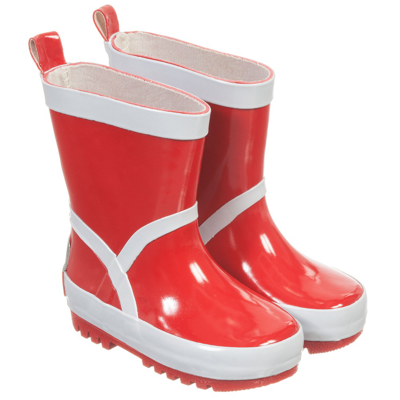 Shop Playshoes Red Reflective Rain Boots