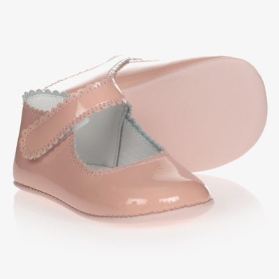 Shop Early Days Girls Pink Patent Pre-walker Shoes