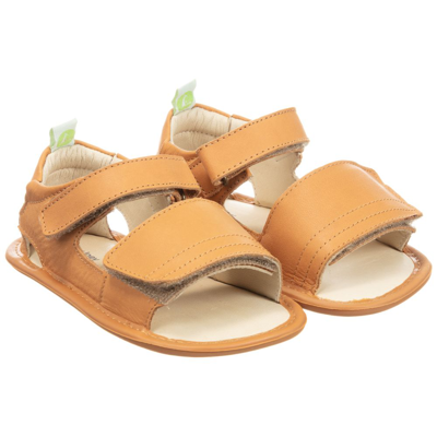 Shop Tip Toey Joey Brown Leather Baby Sandals