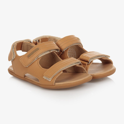 Shop Tip Toey Joey Boys Brown Leather Sandals