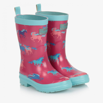 Shop Hatley Girls Pink Unicorn Rain Boots