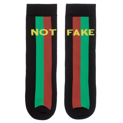 Shop Gucci Black Fake/not Socks