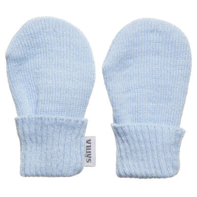 Shop S Tila Of Sweden Sätila Of Sweden Blue Knitted Baby Mittens