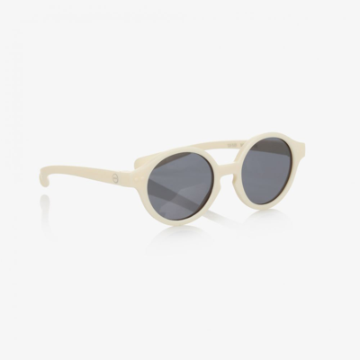 Shop Izipizi Baby Sun Protective Sunglasses In Ivory