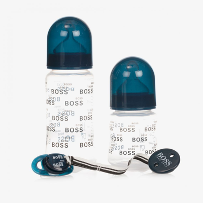 Shop Bosswear Boss Bottles & Dummy Set (4 Pieces) In Blue