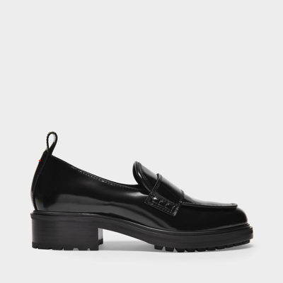 Shop Aeyde Ruth Loafers In Black