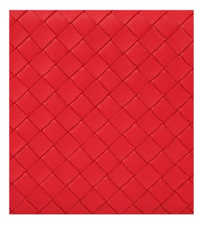 Shop Bottega Veneta Intrecciato Zip-around Leather Wallet In Vesuvio