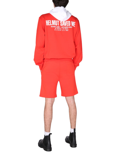 Shop Helmut Lang "lifeguard" Sweatshirt In Red