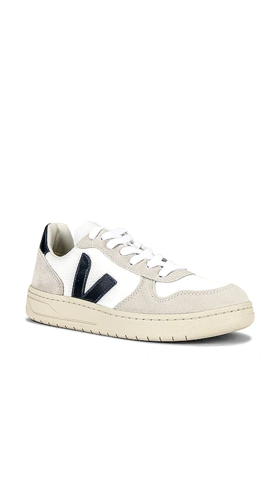 Shop Veja V-10 Sneaker In Taupe