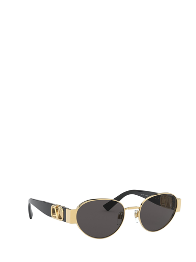 Shop Valentino Eyewear Sunglasses In Gold