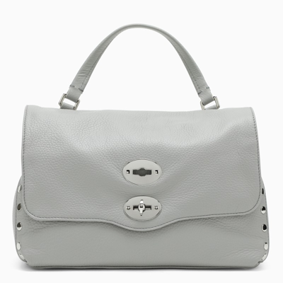 ZANELLATO PEARL GREY SMALL POSTINA HANDBAG 