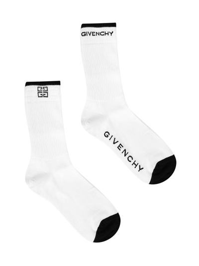 Shop Givenchy Socks In White