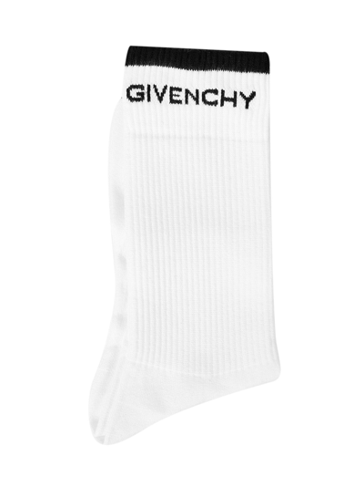 Shop Givenchy Socks In White