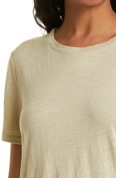 Shop Eileen Fisher Short Sleeve T-shirt In Natural