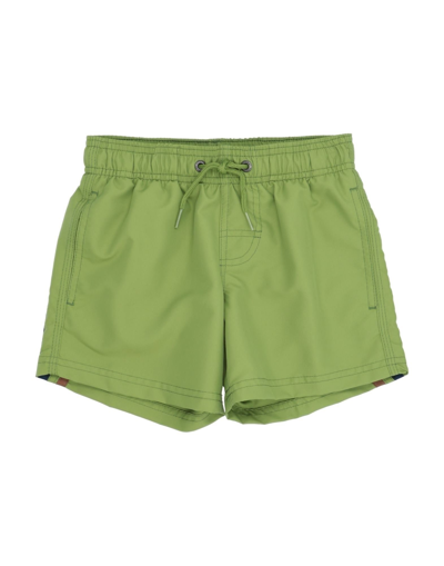 Shop Sundek Toddler Boy Swim Trunks Green Size 6 Recycled Polyester, Polyester