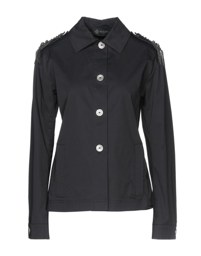 Shop Mr & Mrs Italy Woman Jacket Black Size M Cotton, Elastane
