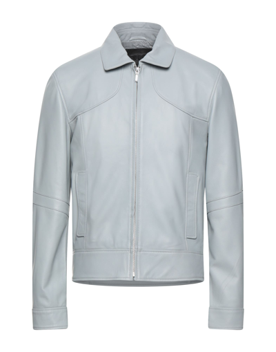 Shop Olivieri Jackets In Light Grey