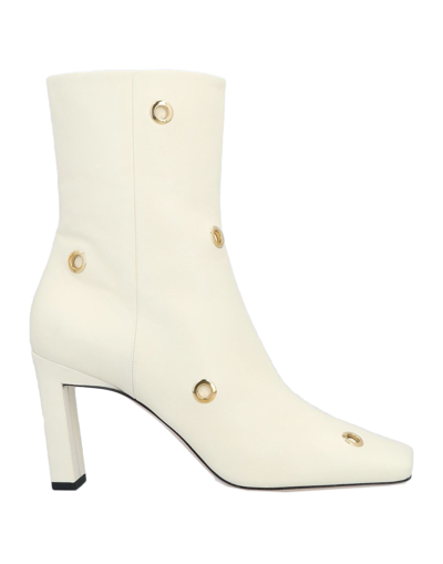 Shop Wandler Ankle Boots In Ivory