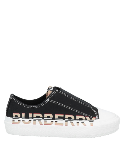 Shop Burberry Sneakers In Black