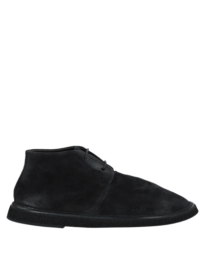 Shop Marsèll Man Ankle Boots Black Size 9 Soft Leather