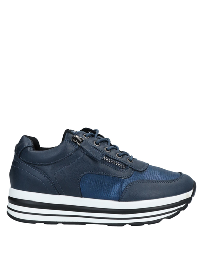 Shop Francesco Milano Sneakers In Dark Blue