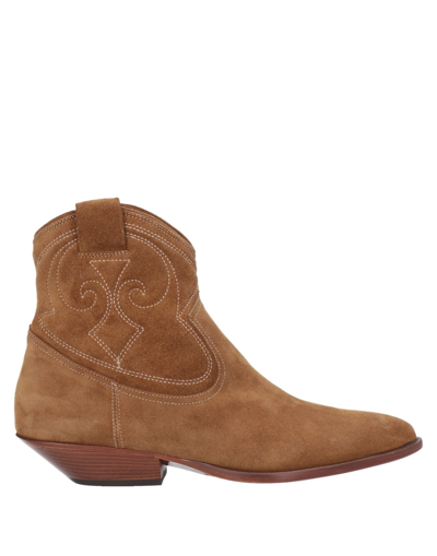 Shop Materia Prima By Goffredo Fantini Ankle Boots In Brown