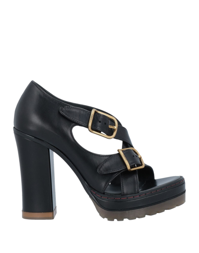 Shop Chloé Woman Sandals Black Size 7.5 Soft Leather
