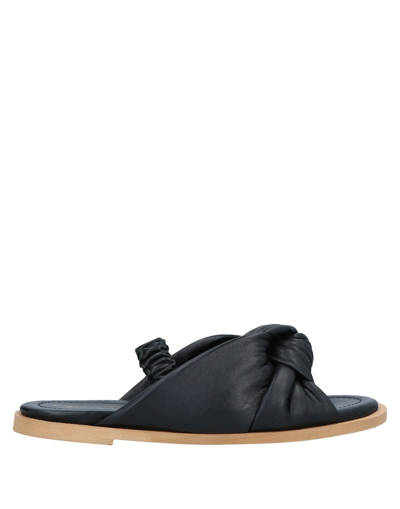 Shop Bianca Di Woman Sandals Black Size 8 Soft Leather