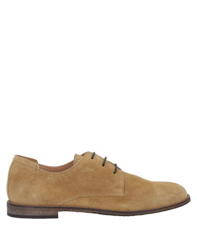 Shop Boemos Lace-up Shoes In Camel