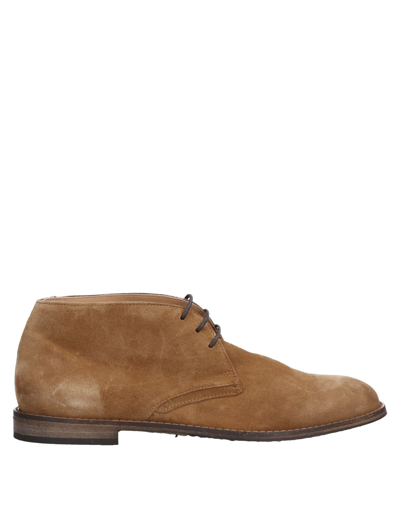 Shop Boemos Ankle Boots In Camel