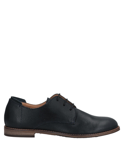Shop Boemos Lace-up Shoes In Dark Blue