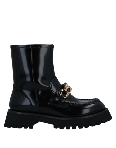 Shop Jeffrey Campbell Woman Ankle Boots Black Size 6 Bovine Leather