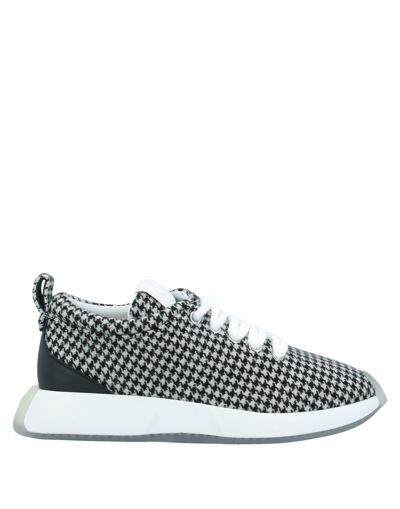 Shop Giuseppe Zanotti Man Sneakers Light Grey Size 7 Textile Fibers