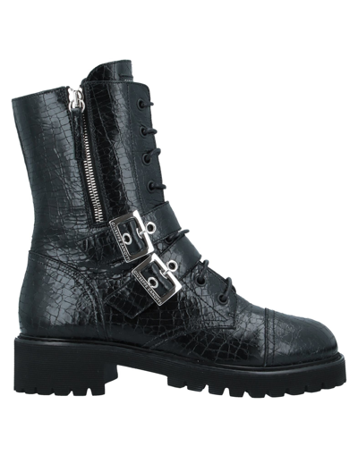 Shop Giuseppe Zanotti Woman Ankle Boots Black Size 6 Soft Leather