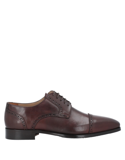Shop Stefano Branchini Lace-up Shoes In Brown