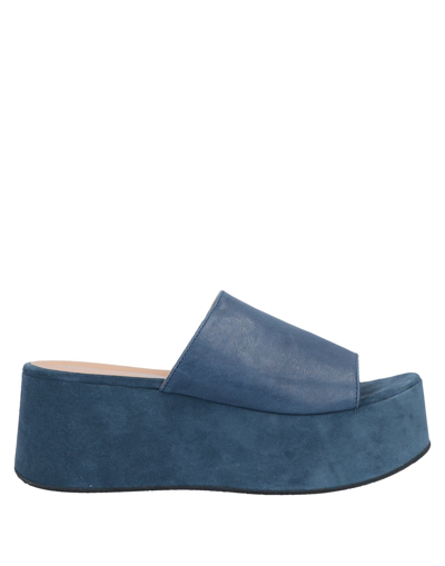 Shop Chiarini Bologna Sandals In Slate Blue
